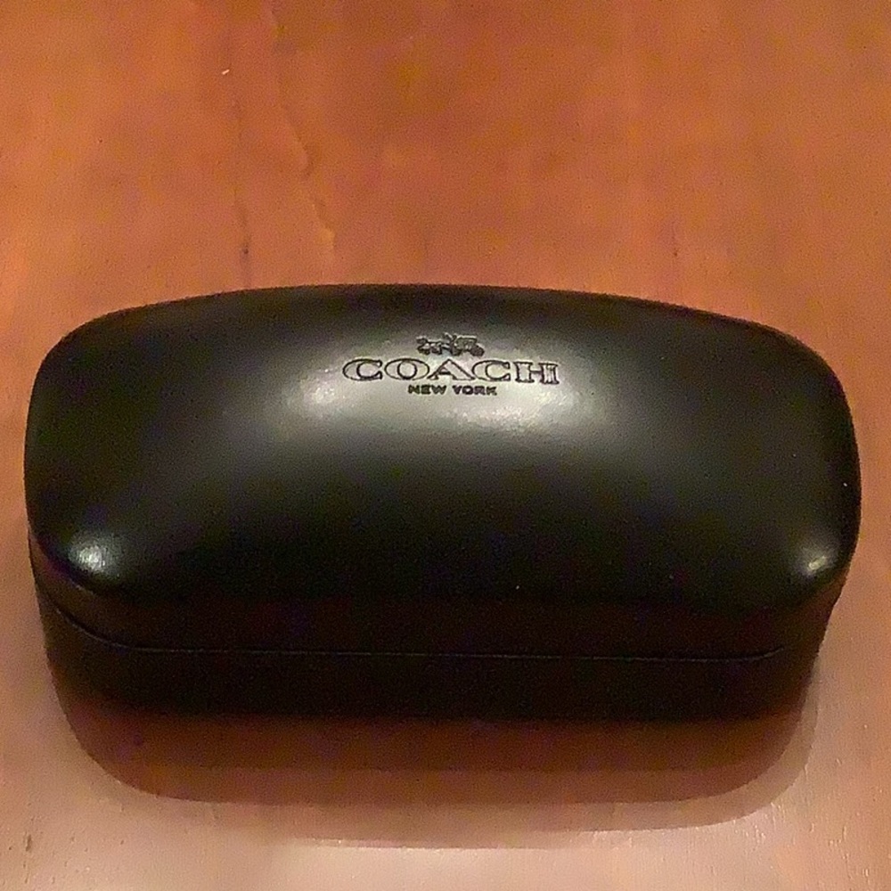 Coach hard cover eyeglass case NWOT